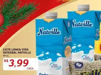 Assaí Atacadista LEITE LONGA VIDA INTEGRAL NATVILLE TP 1L oferta
