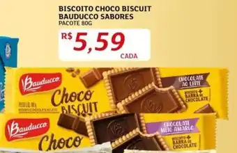 Assaí Atacadista BISCOITO CHOCO BISCUIT BAUDUCCO SABORES PACOTE 80G oferta