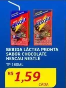Assaí Atacadista BEBIDA LÁCTEA PRONTA SABOR CHOCOLATE NESCAU NESTLE TP 180ML oferta