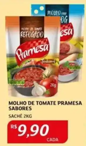 Assaí Atacadista MOLHO DE TOMATE PRAMESA SABORES SACHÈ 2KG oferta