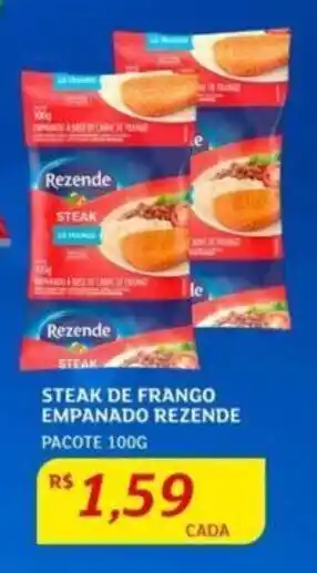 Assaí Atacadista STEAK DE FRANGO EMPANADO REZENDE PACOTE 100G oferta