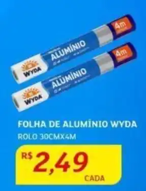 Assaí Atacadista FOLHA DE ALUMINIO WYDA ROLO 30CMX4M oferta