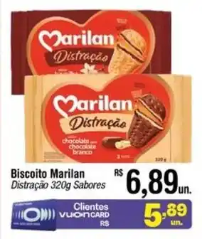 Fort Atacadista Biscoito Marilan Distração 320g Sabores oferta