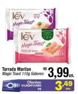 Fort Atacadista Torrada Marilan Magic Toast 110g Sabores oferta