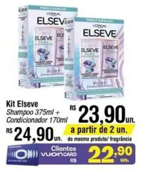 Fort Atacadista Kit Elseve Shampoo 375ml + Condicionador 170ml oferta