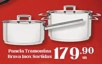 Panela Tramontina Brava Inox Sortidas