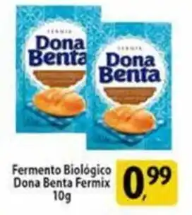 Coelho Diniz Fermento Biológico Dona Benta Fermix 10g oferta