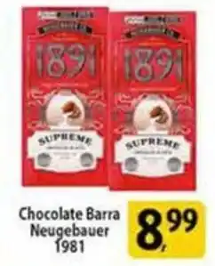Coelho Diniz Chocolate Barra Neugebauer 1981 oferta