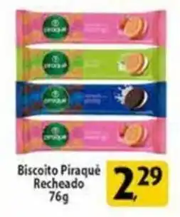 Coelho Diniz Biscoito Piraque Recheado 76g oferta