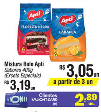Fort Atacadista Mistura Bolo Apti 400g oferta