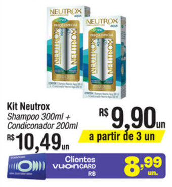 Fort Atacadista Kit Neutrox Shampoo 300ml e Condicionador 200ml oferta