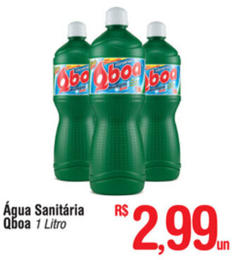 Fort Atacadista Agua Sanitaria Qboa 1L oferta