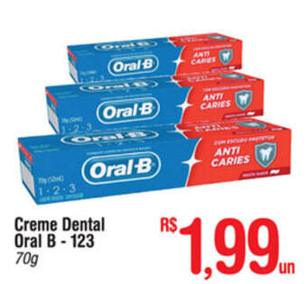 Fort Atacadista Creme Dental Oral-B 123 70g oferta