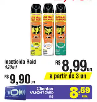 Fort Atacadista Inseticida Raid 420ml oferta