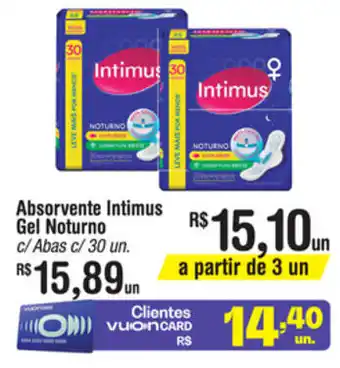 Absorvente Intimus Gel Noturno