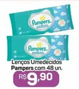 Lencos Umedecidos Pampers com 48 un.