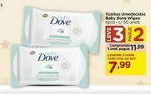 Carrefour Toalhas umedecidas baby dove wipes oferta