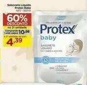 Carrefour Sabonete líquido protex baby 180ml oferta