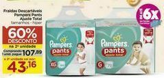Carrefour Fraldas descartáveis pampers pants ajuste total oferta