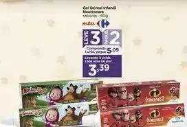 Carrefour Gel dental infantil neurocare 50g oferta