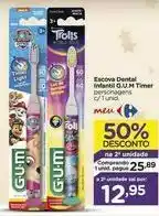 Escova dental infantil gum timer