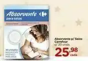 Carrefour Absorvente p/ seios carrefour 30un oferta