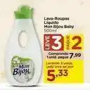 Carrefour Lava-roupas líquido mon bijou baby 500ml oferta