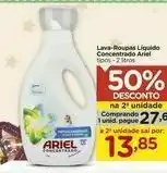 Carrefour Lava-roupas líquido concentrado ariel 2 litros oferta