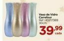 Carrefour Vaso de vidro carrefour 30cm oferta