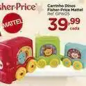 Carrefour Carrinho dinos fisher price mattel oferta