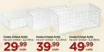 Carrefour Cesta cristal arthi 2.2 litros oferta