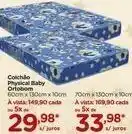 Carrefour Colchão physical baby ortobom 60cm x 130cm x 10cm oferta