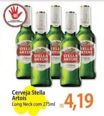 Atacadão Cerveja Stella Artois Long Neck com 275ml oferta