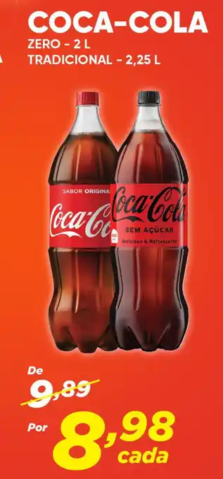Dia COCA-COLA ZERO - 2 L TRADICIONAL - 2,25 L oferta