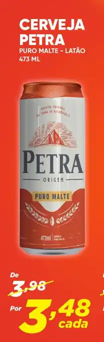 Dia CERVEJA PETRA PURO MALTE - LATÃO 473 ML oferta