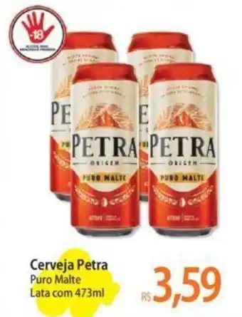 Atacadão Cerveja Petra Puro Malte Lata com 473ml oferta