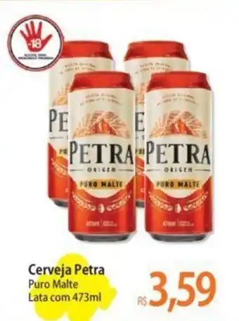 Cerveja Petra Puro Malte Lata com 473ml