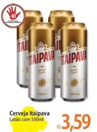 Cerveja Itaipava Latão com 550ml