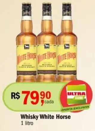 Ultrabox Whisky White Horse 1 litro oferta
