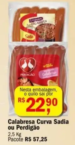 Ultrabox Calabresa Curva Sadia ou Perdigão 5 oferta