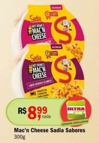 Ultrabox Mac'n Cheese Sadia Sabores 300g oferta