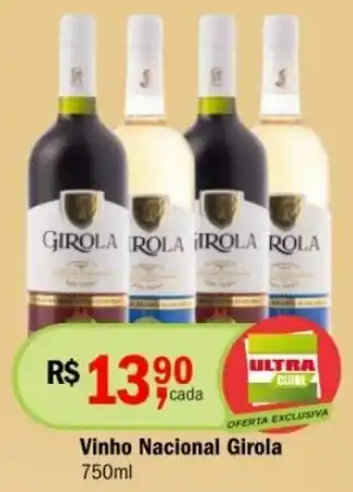 Ultrabox Vinho Nacional Girola 750ml oferta