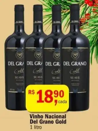 Ultrabox Vinho Nacional Del Grano Gold 1 litro oferta