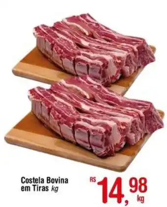 Fort Atacadista Costela Bovina em Tiras kg oferta
