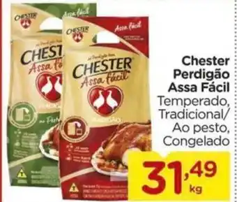 Carrefour Chester Perdigão Assa Fácil Temperado, Tradicional/ Ao pesto, Congelado oferta