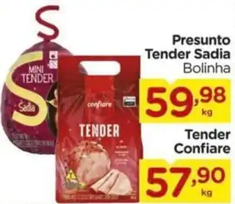 Presunto Tender Sadia Bolinha kg