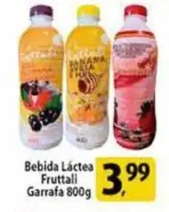 Coelho Diniz Bebida Láctea Fruttali Garrafa 800g oferta