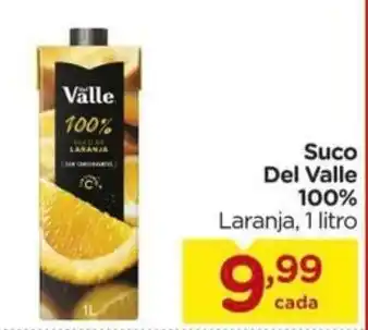 Carrefour Suco Del Valle 100% Laranja, 1 litro oferta