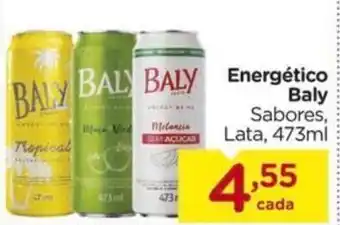 Carrefour Energético Baly Sabores, Lata, 473ml oferta
