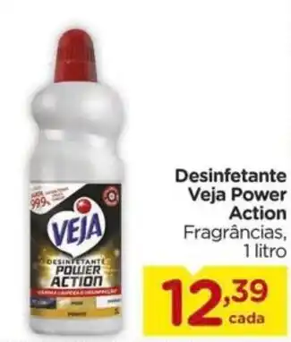 Carrefour Desinfetante Veja Power Action Fragrâncias, 1 litro oferta